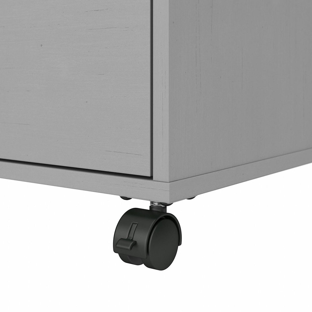 Antique White 2 Drawer Mobile File Cabinet U2734