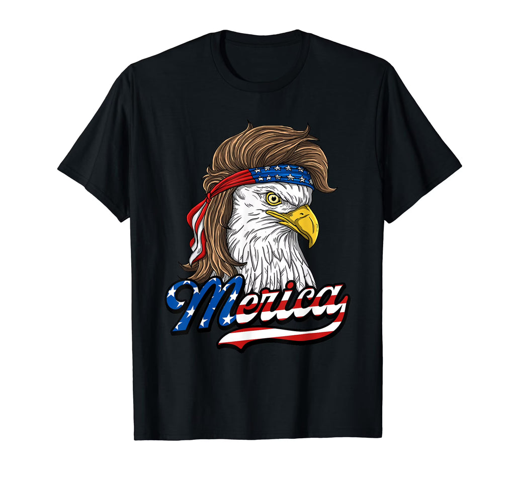 Patriotic USA Eagle T-Shirt D7064