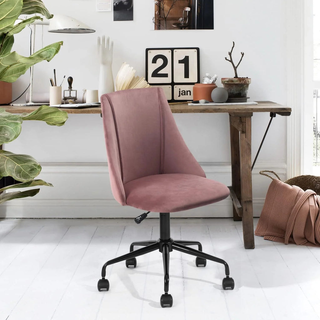 Velvet Upholstered Task Chair M1078