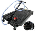 17 Gallon Low Profile Oil Drain Pan with Electric Pump and 8 Hose G50541