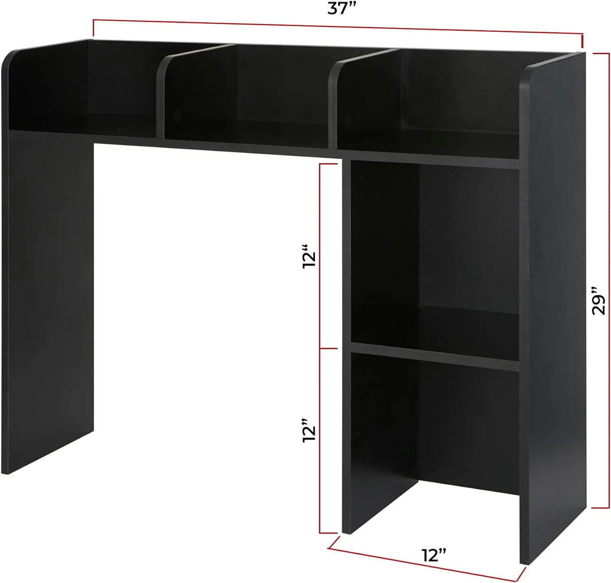 Black Desktop Bookshelf I1322