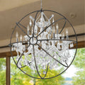 13-Light 33 inch Dark Bronze Crystal Clear R816