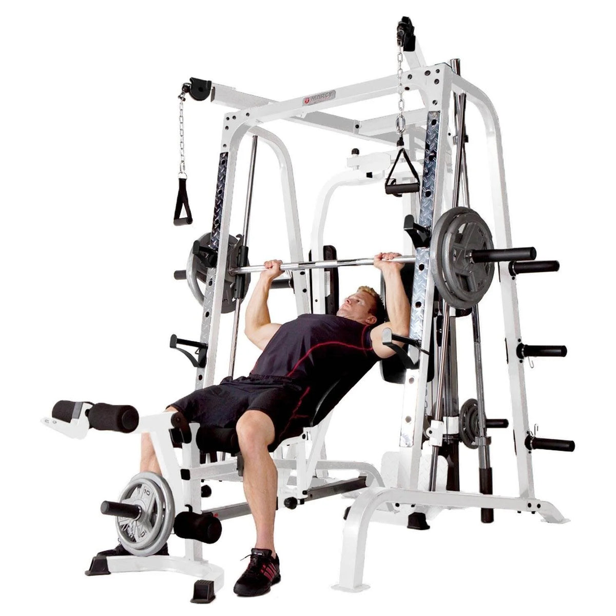 White Smith Cage Workout Machine E23311