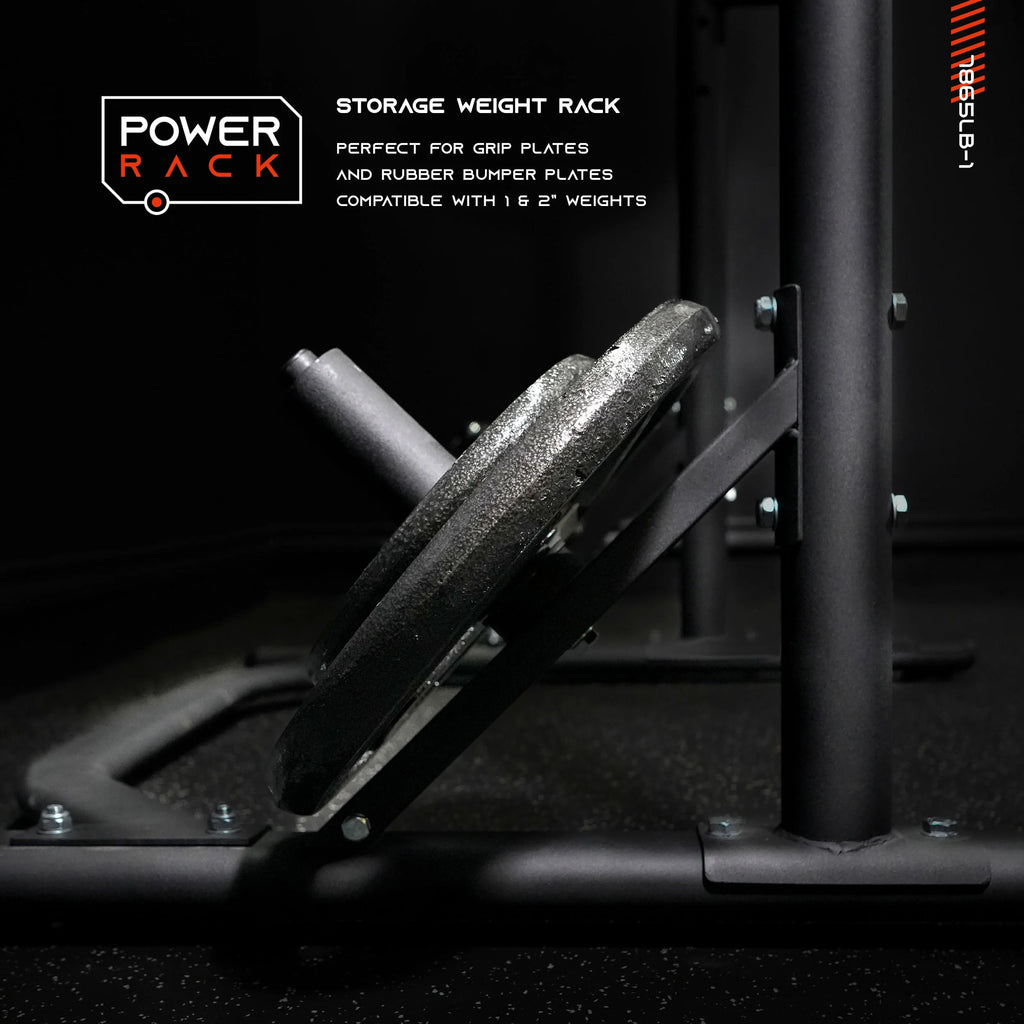 Two-Piece Olympic Weight Bench with Squat Rack B7851