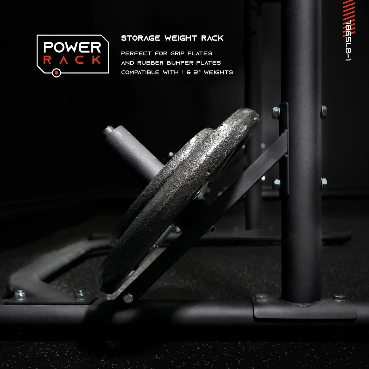 Two-Piece Olympic Weight Bench with Squat Rack B7851