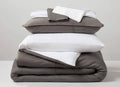 Bright White King/California King Polyester Bedding Set X348664