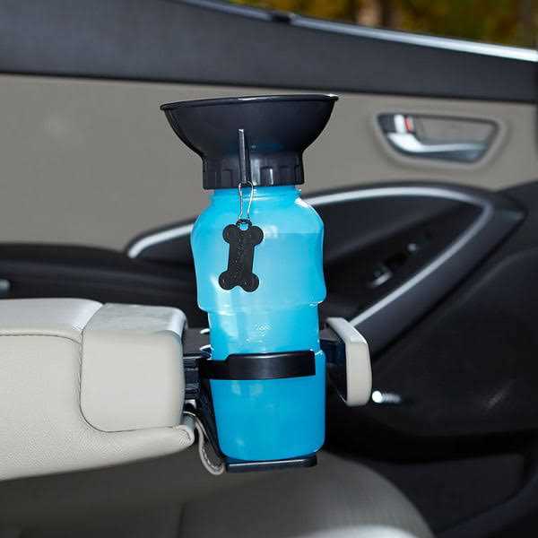 Blue Dog Bowl Water Bottle P132