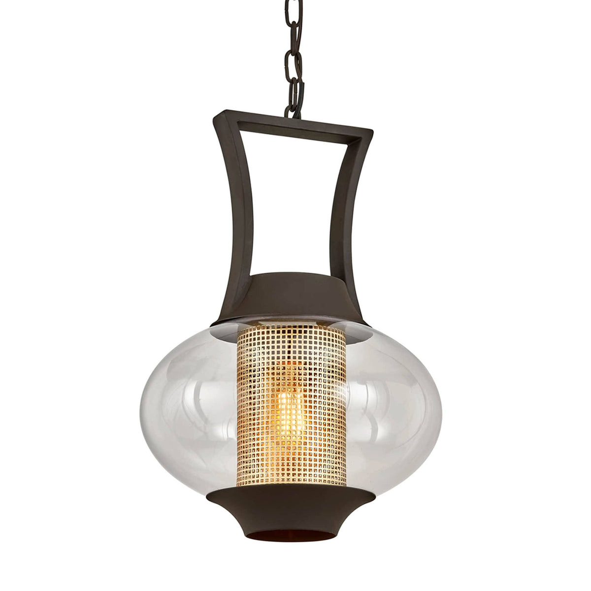 Texture Bronze 1 Light Hanger V755
