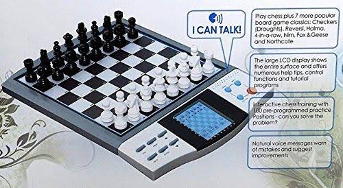 Talking Electronic Chess Master Pro Handheld Computer Game E245