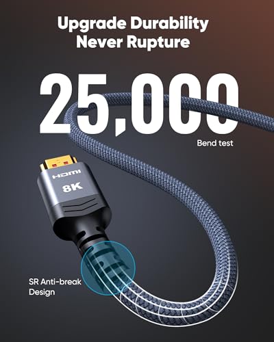 8K HDMI Cable 25FT 48Gbps O8040