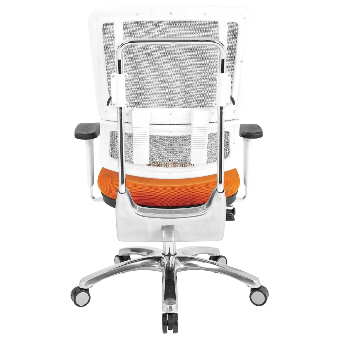 White Vertical Mesh Chair U207891