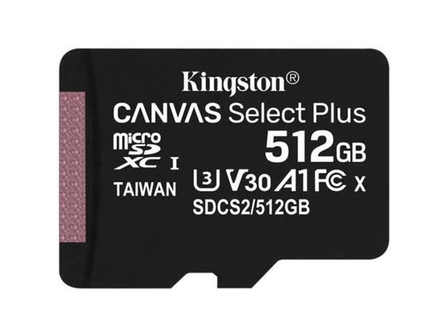 512 GB MicroSDXC Memory Card with SD Adapter O7620