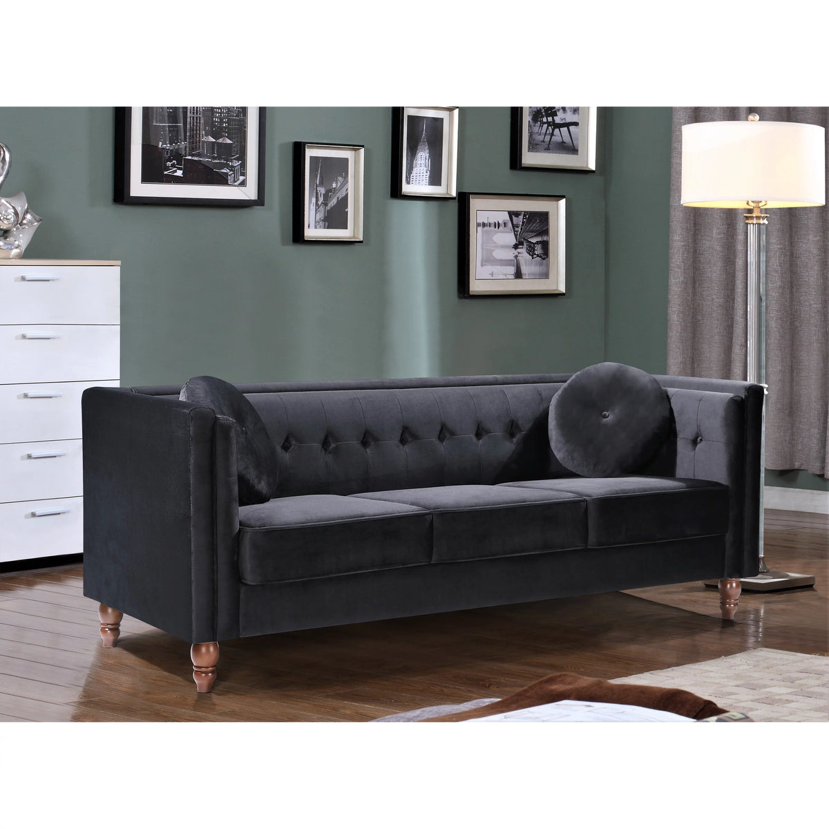 Grey Chesterfield Sofa S20297