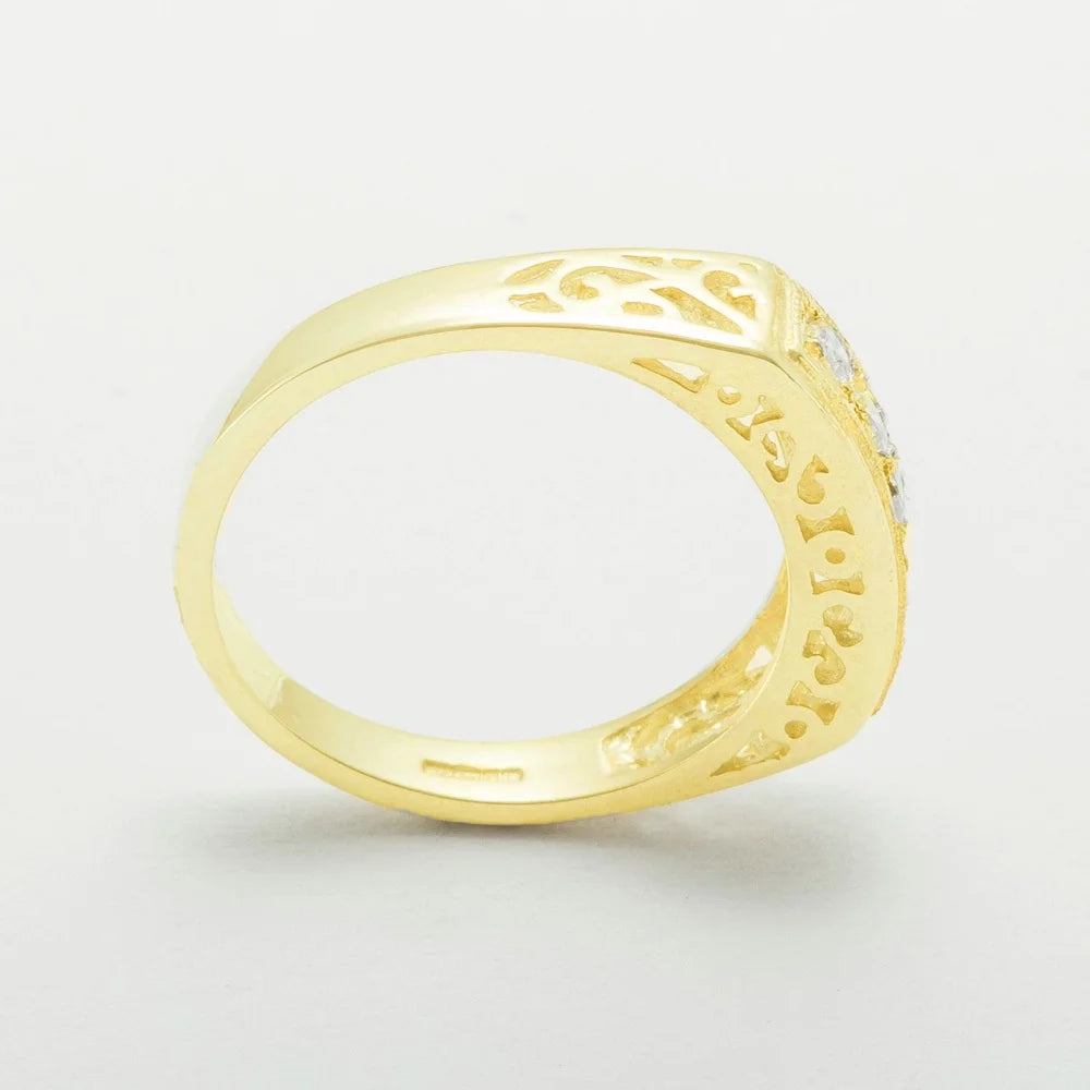 9k Yellow Gold Diamond Eternity Ring Q382