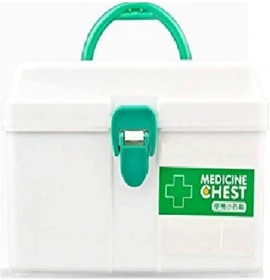 Portable Plastic First Aid Medicine Storage Box and Organizer R3866