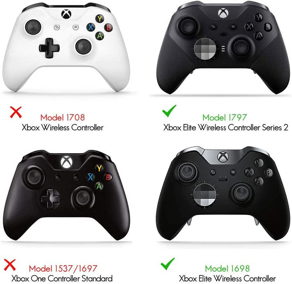 4 pcs Metal Stainless Steel Replacement Paddles for Xbox One Elite Controller Series 2 X7844