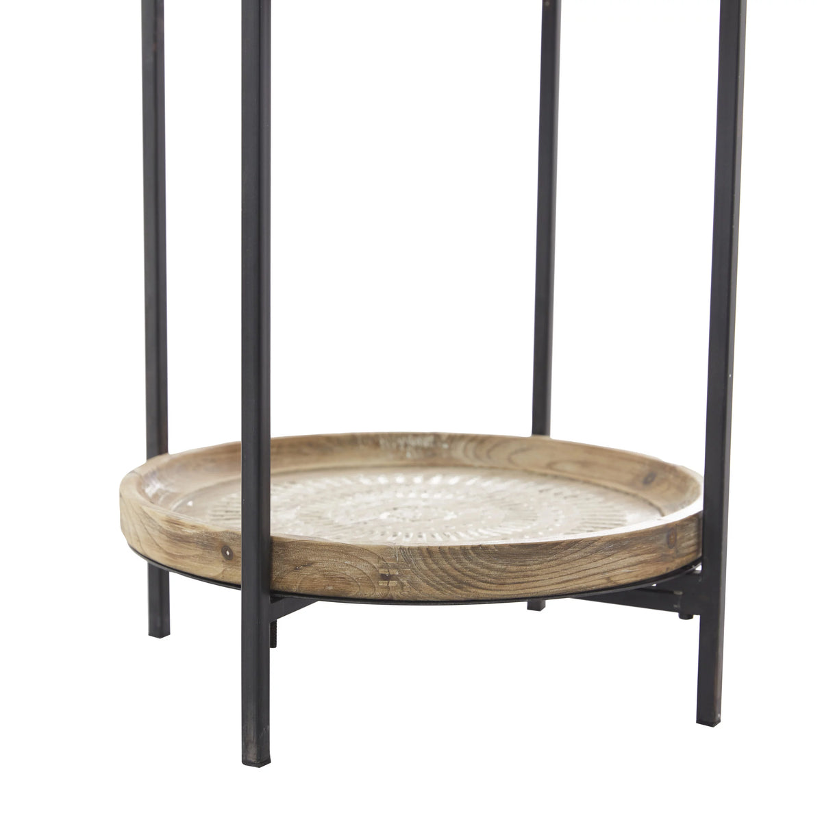 Brown Wood 3-Tier Shelving Unit Z9971
