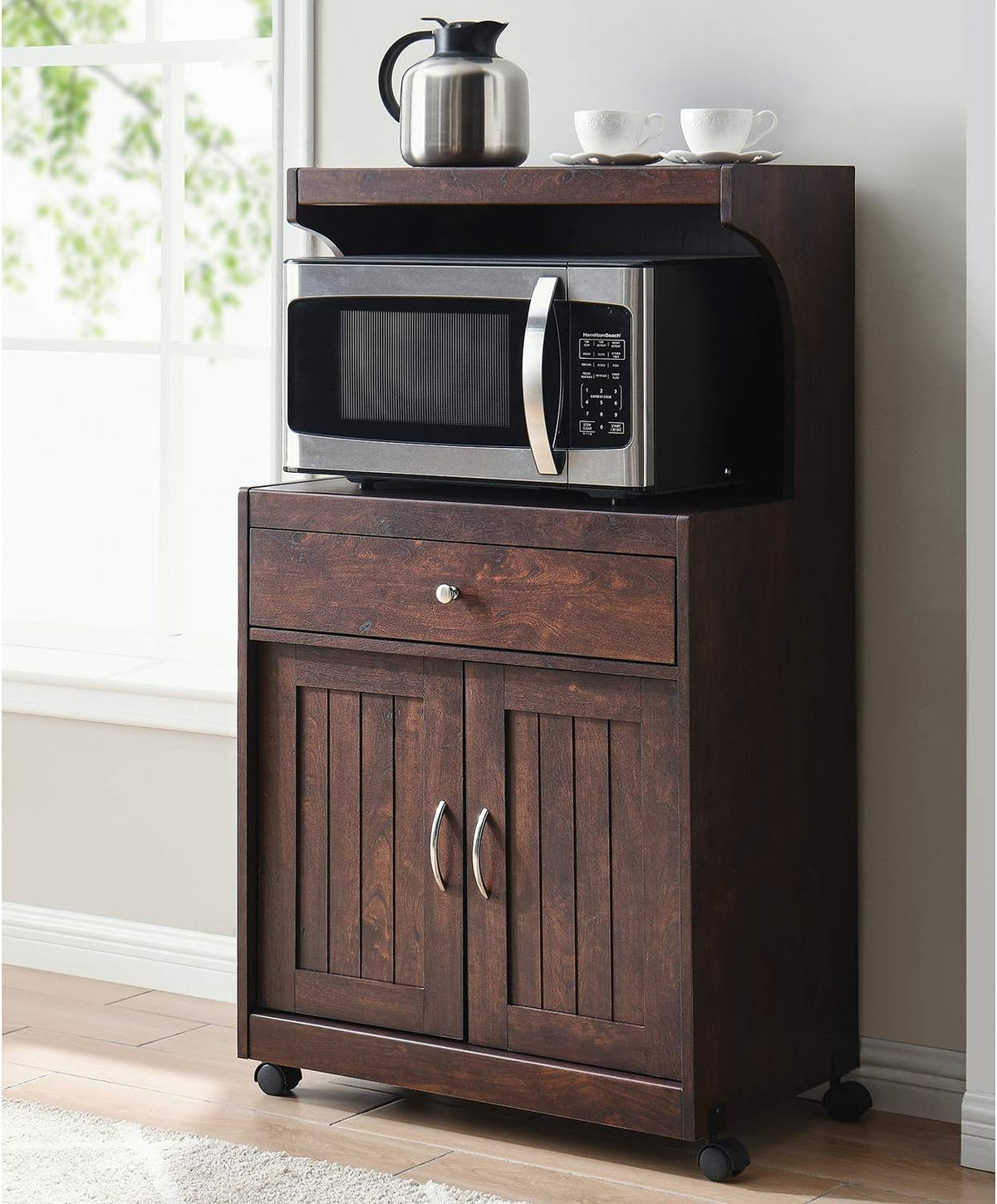 Grey Microwave Cart O1360