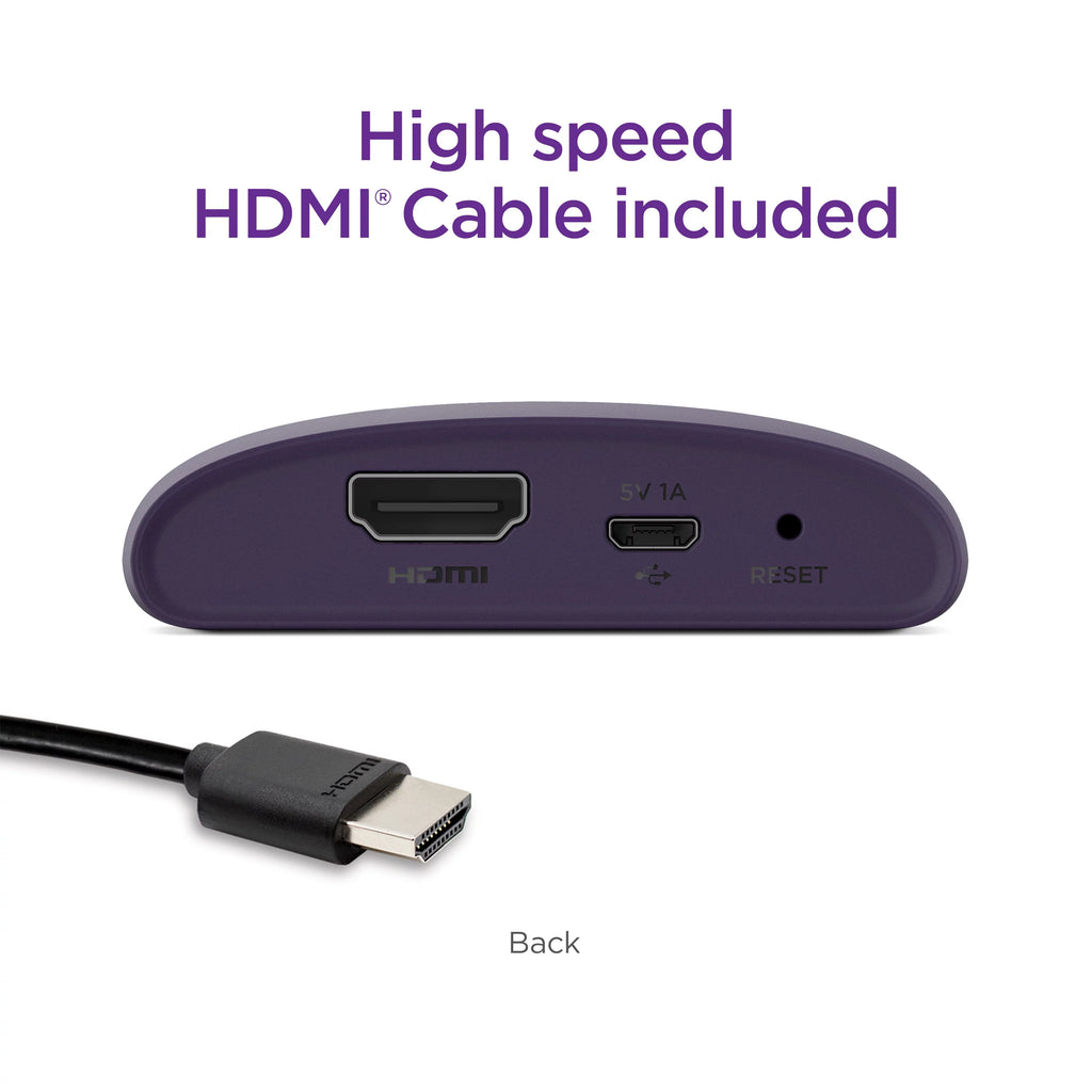 HD Streaming Media Player with HDMI Cable and Remote P83028