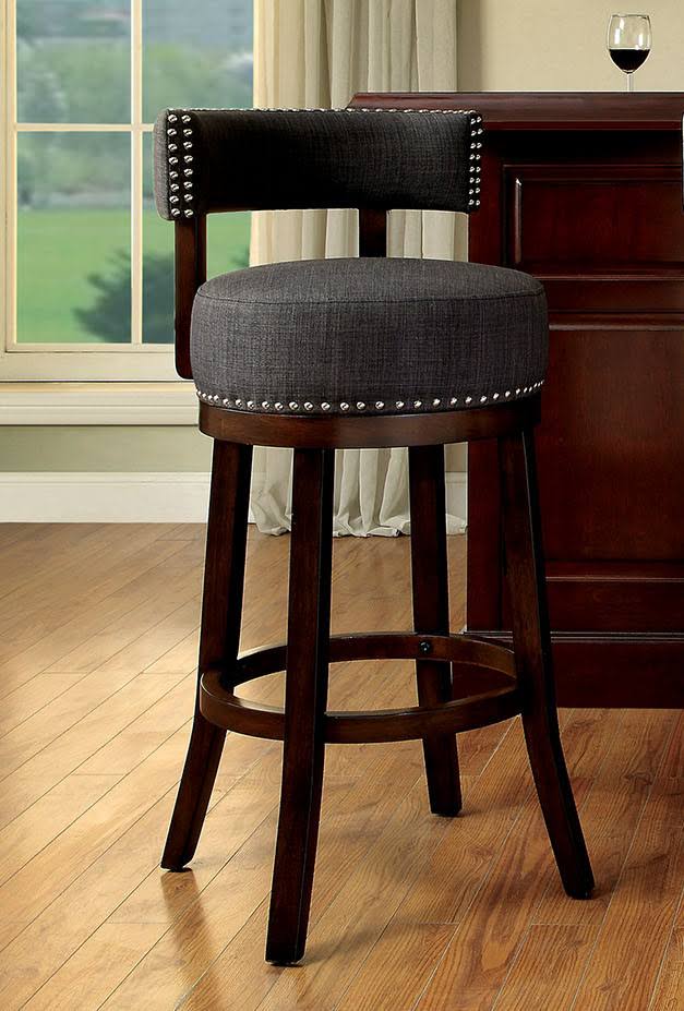 Gray 24x22 Bar Stool Set of 2 N7191