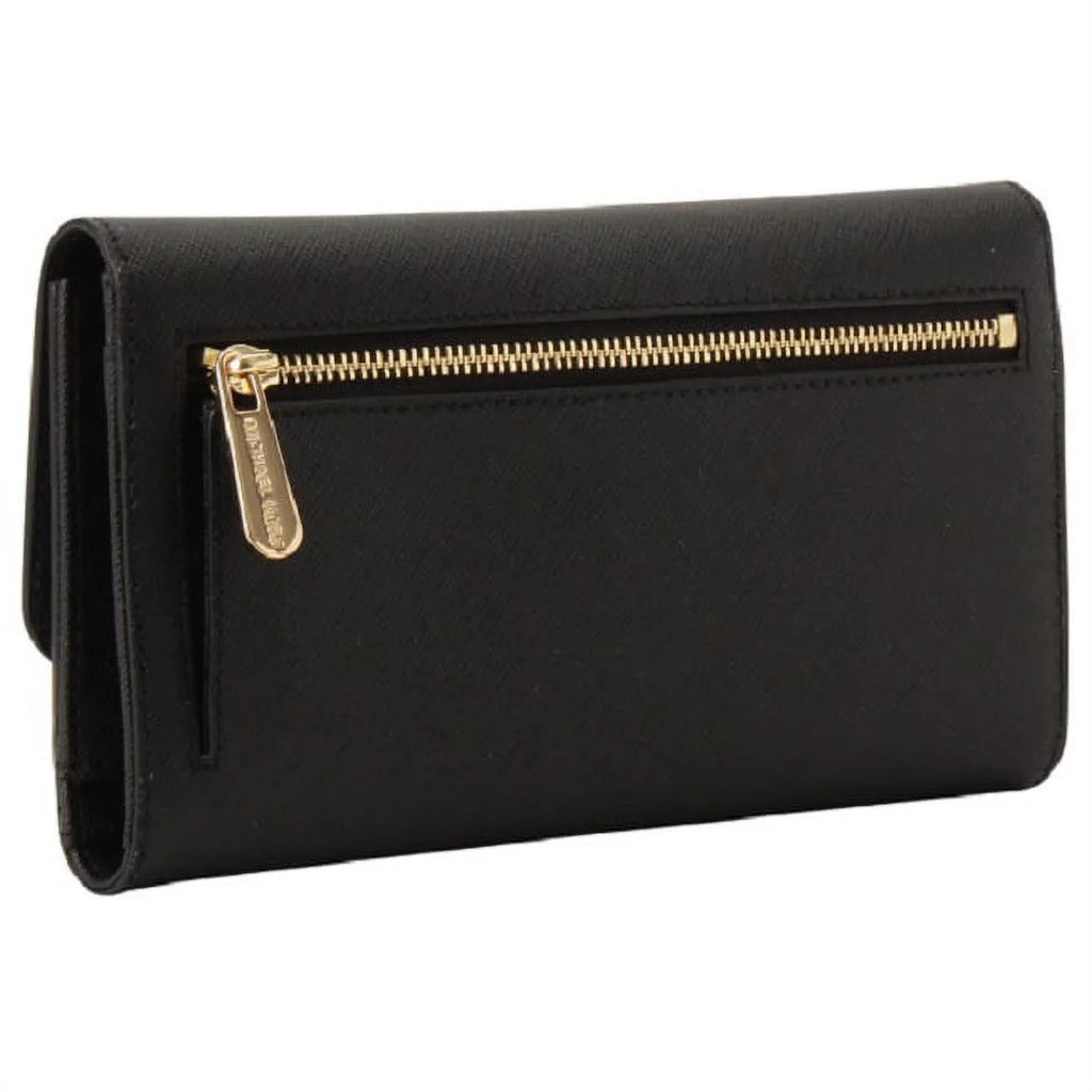 Black Trifold Leather Wallet F7353