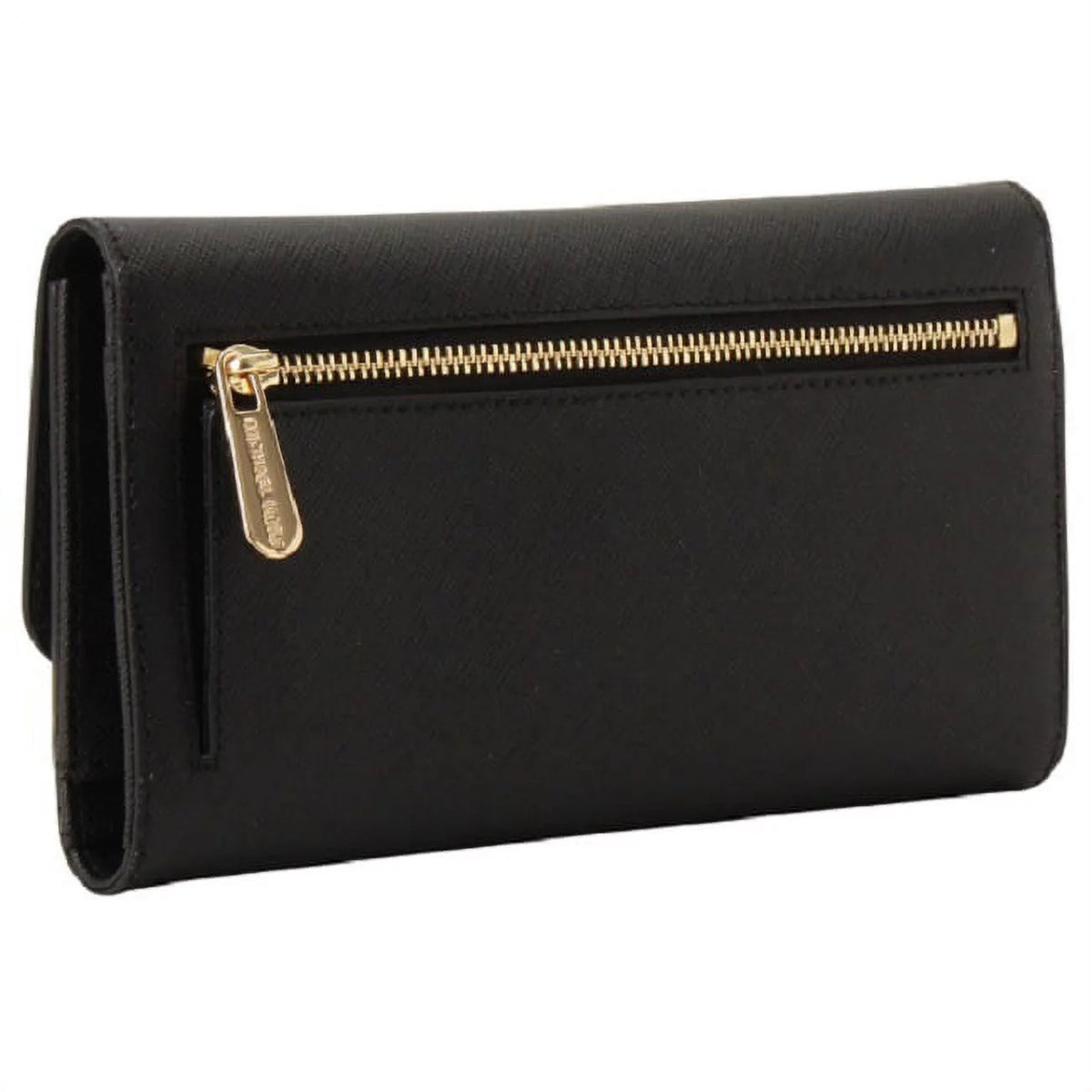 Black Trifold Leather Wallet F7353