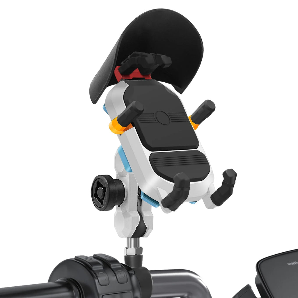 Motorcycle Phone Mount Holder Waterproof 360° Rotation M8 Screw Mount N6894
