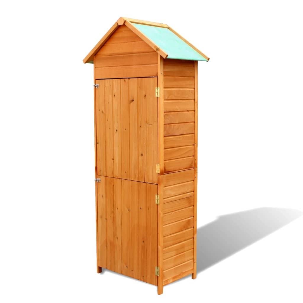 Garden Storage Cabinet Brown D2620