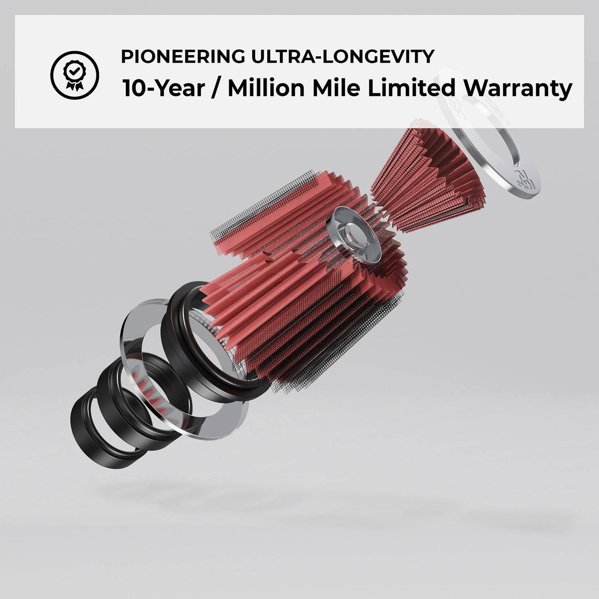 Red Universal Air Filter I695