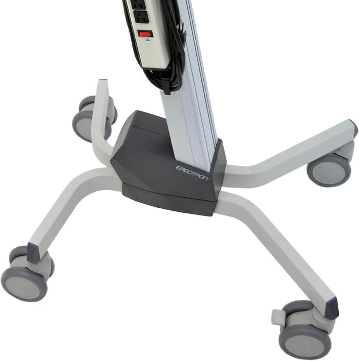Rolling Computer Cart, Mobile Standing Desk Workstation Z7838