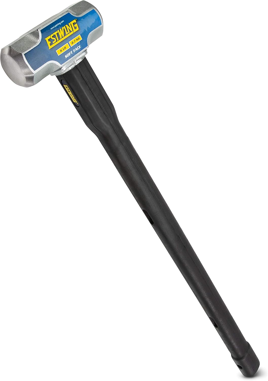 6-Pound Soft Face Sledge Hammer with Vulcanized Rubber Overlay W238