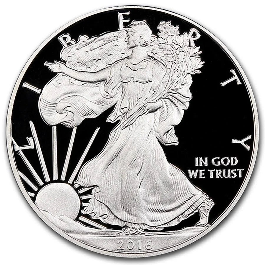 1 oz Proof Silver American Eagle with Box & COA U874