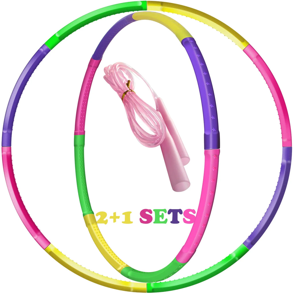2 Set Kids Exercise Hoops with Jump Rope F55055