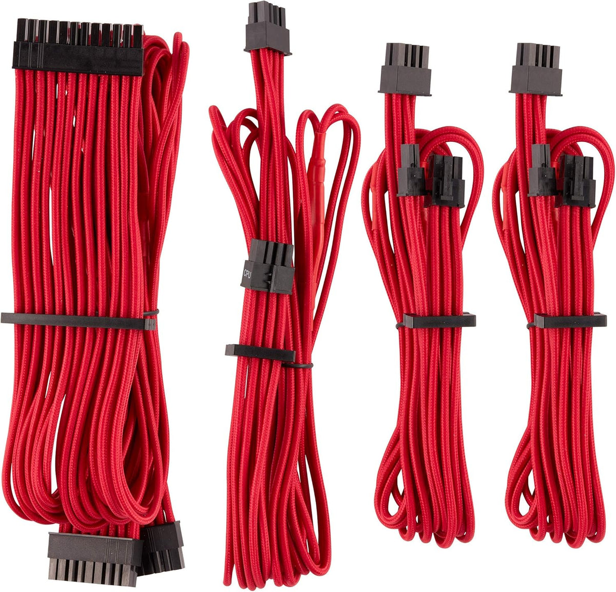 White Individually Sleeved PSU Cables Starter Kit H714459