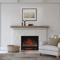 Rustic Pine Electric Log Set Heater with Remote Control E812488