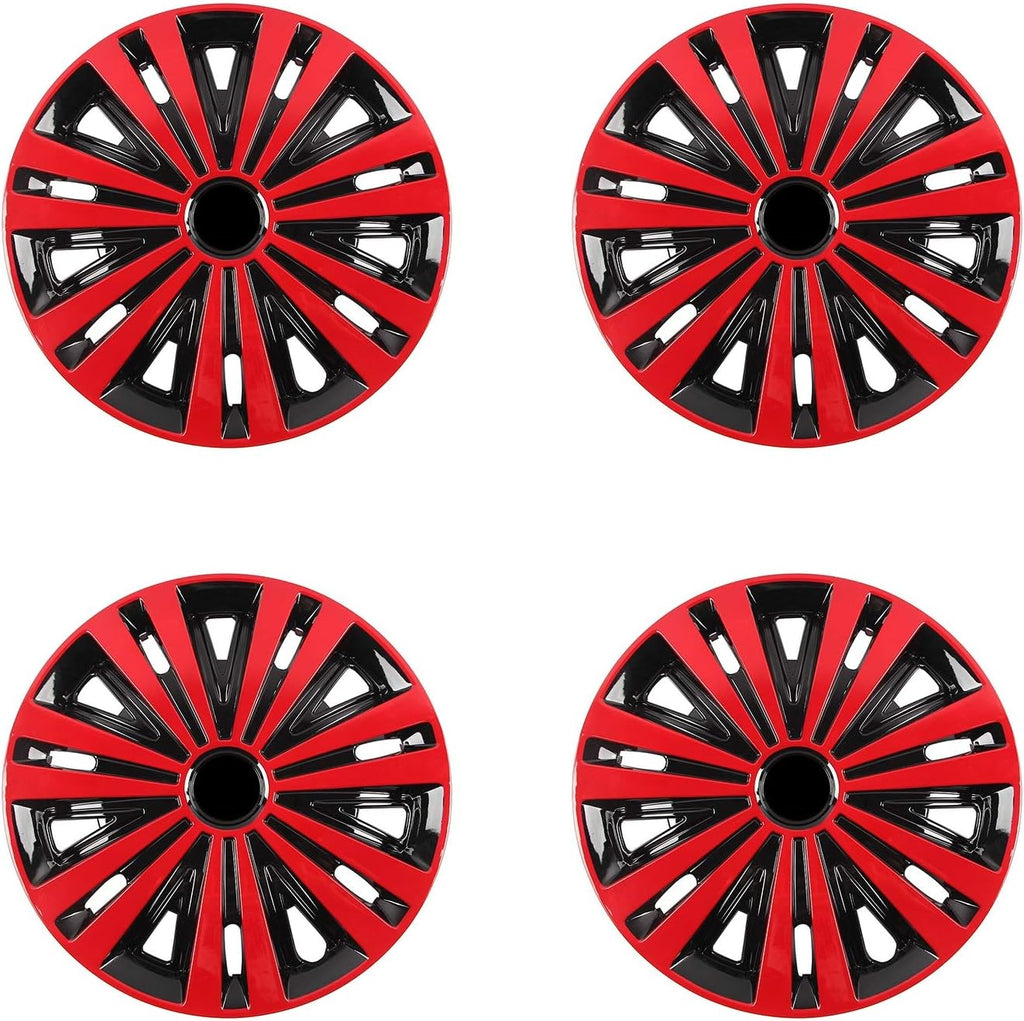 14inch Red Car Hub Caps W6346