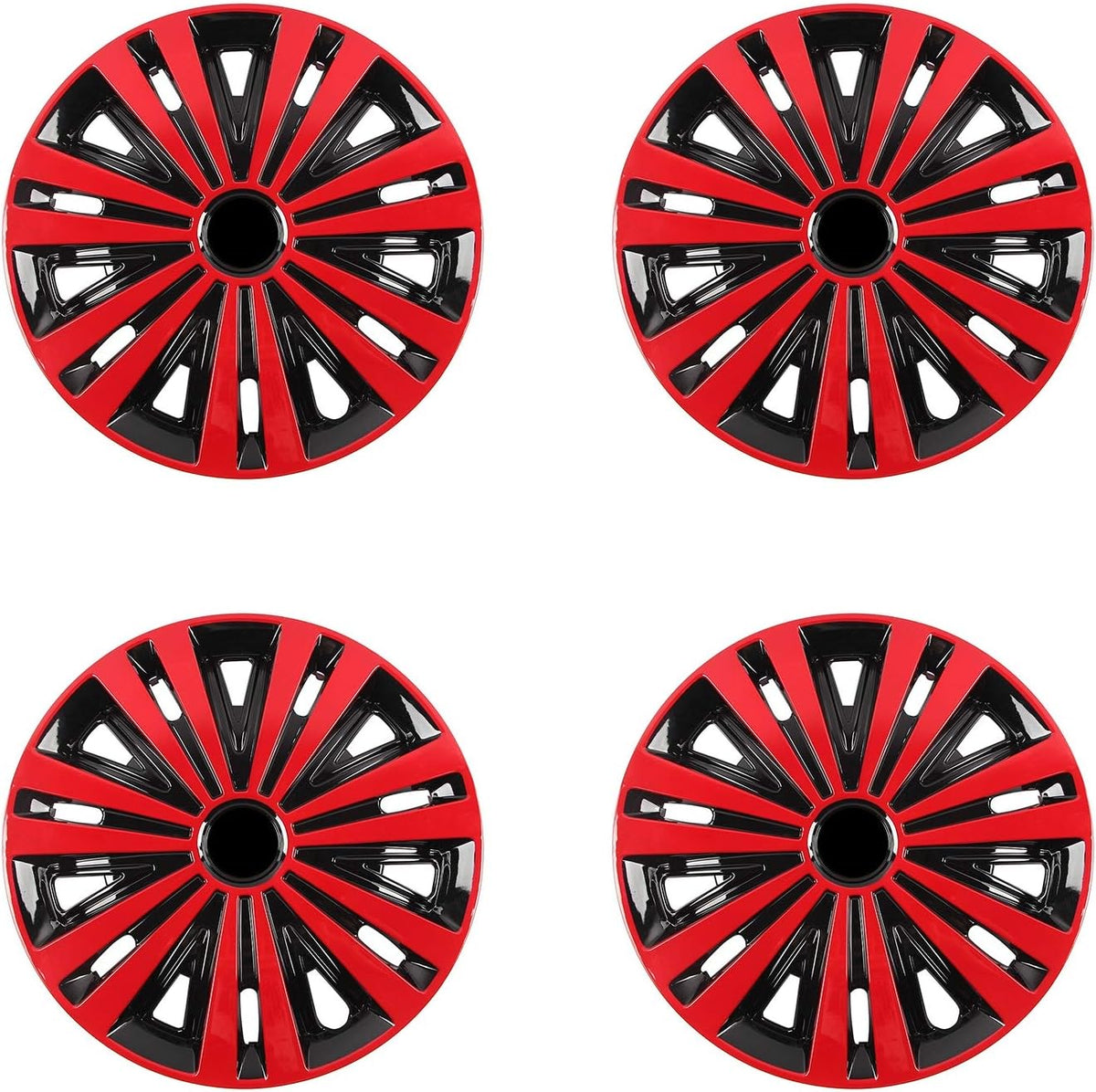 14inch Red Car Hub Caps W6346