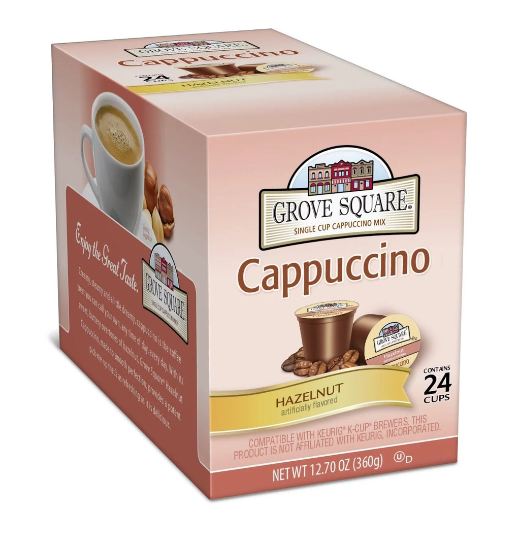Hazelnut Cappuccino Coffee Pods, 24 Count W804523