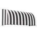 Black/White Stripe Acrylic Fixed Awning K4519