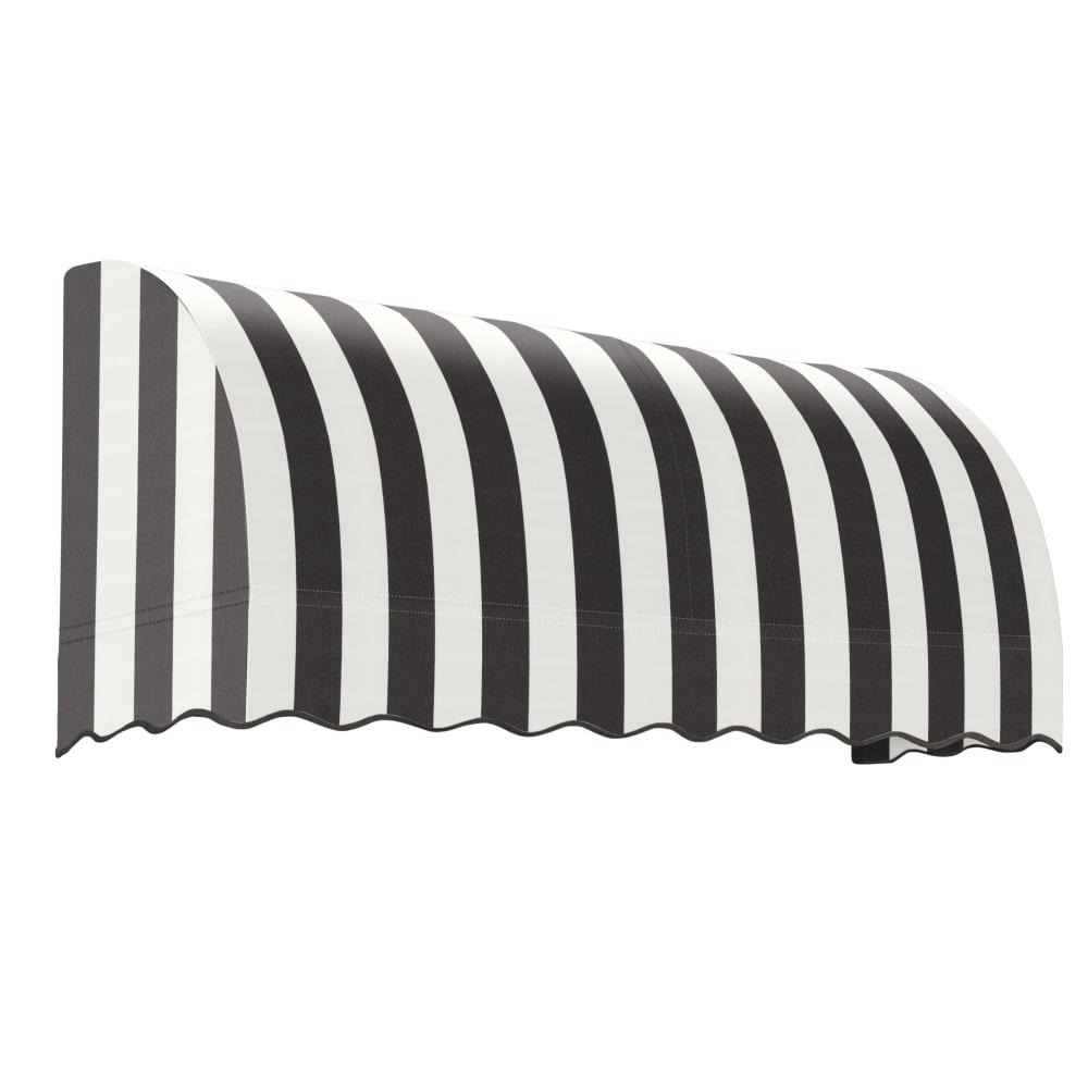 Black/White Stripe Acrylic Fixed Awning K4519