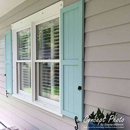 15x22W x 46x22H Exterior Composite Board-n-Batten Shutters (Per Pair) X918