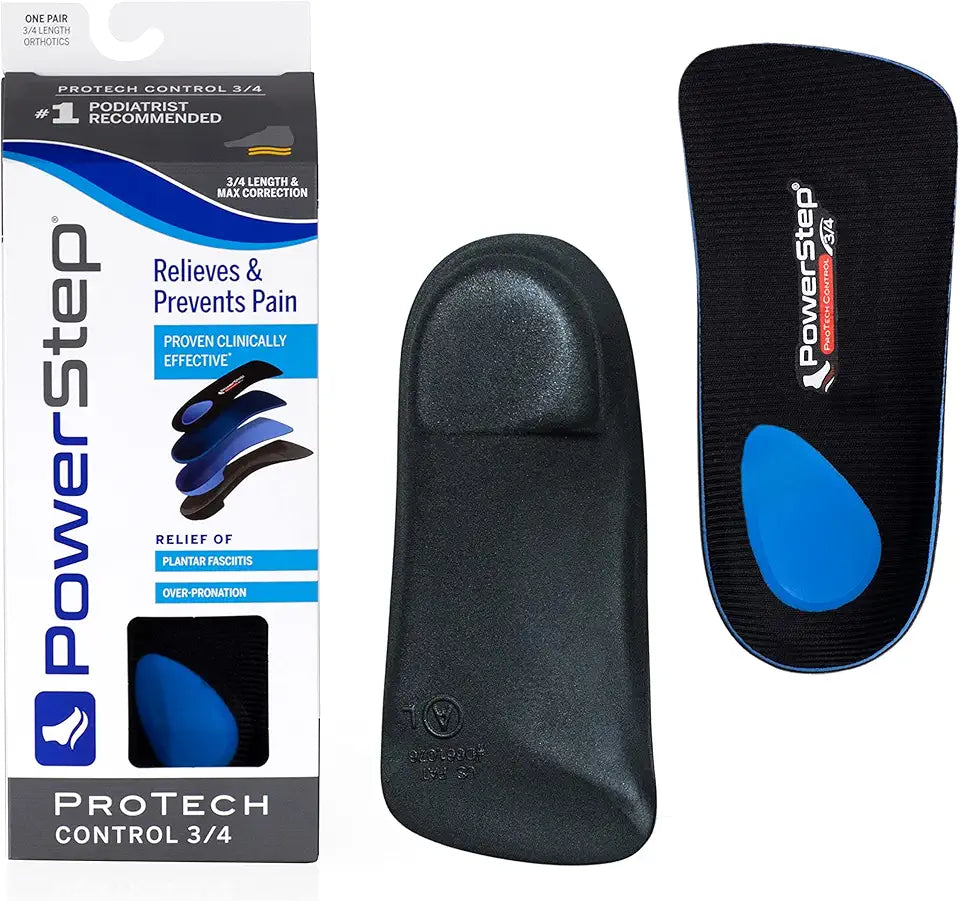 3/4 Orthotic Inserts with Premium Foam Heel M375190