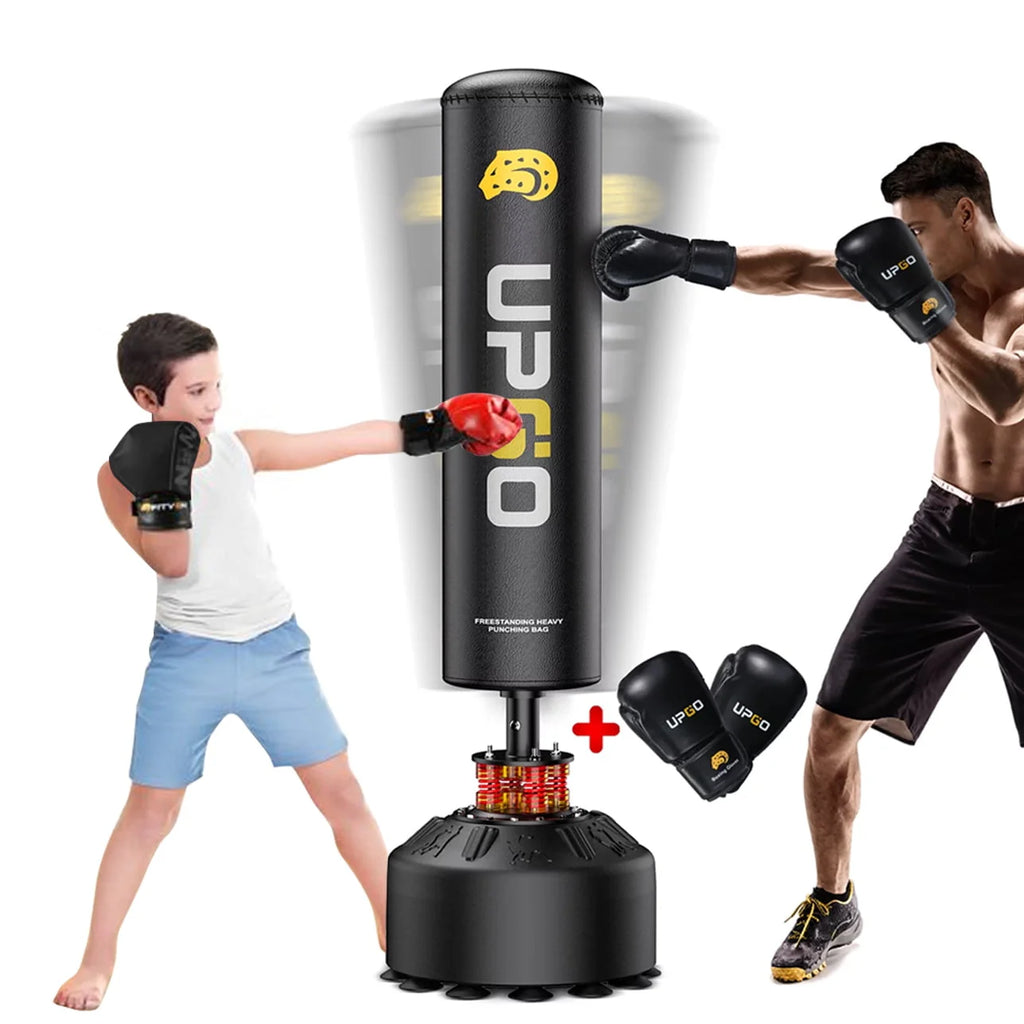 Freestanding Punching Bag with Boxing Gloves M3061