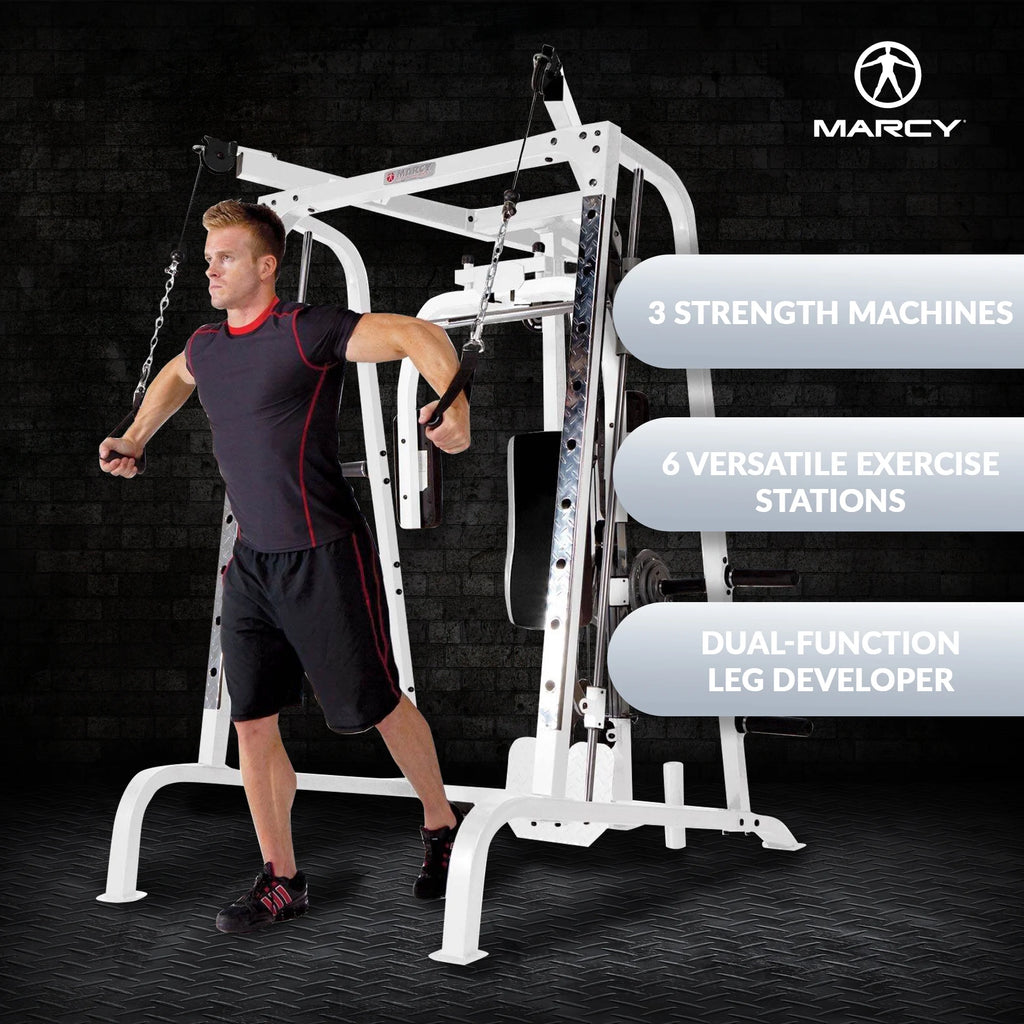 White Smith Cage Workout Machine E23311