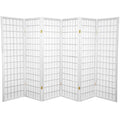 White 6 Panel Shoji Screen T96275
