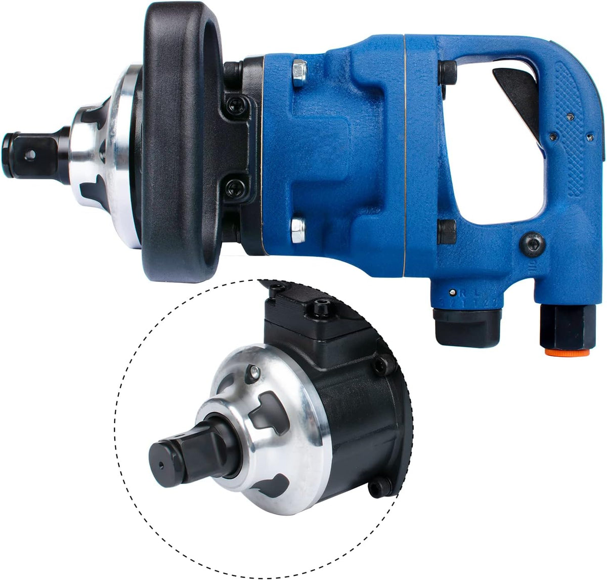 1 Inch Air Impact Wrench with D Handle Y642