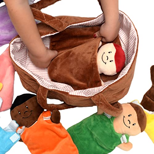 15 Inch Plush Shark with 6 Soft Baby Sea Creatures Stuffed Animal Z49939