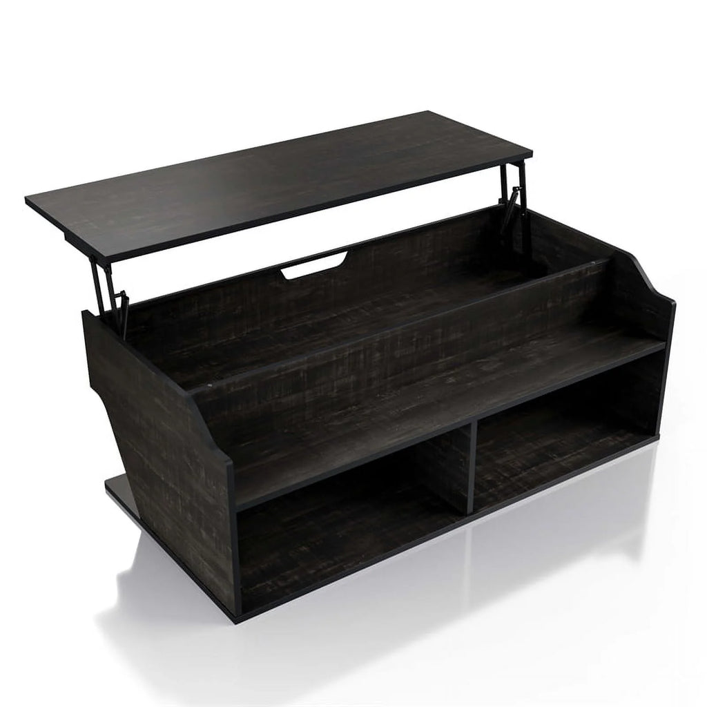Birch Wood Lift-Top Coffee Table in Black G325279