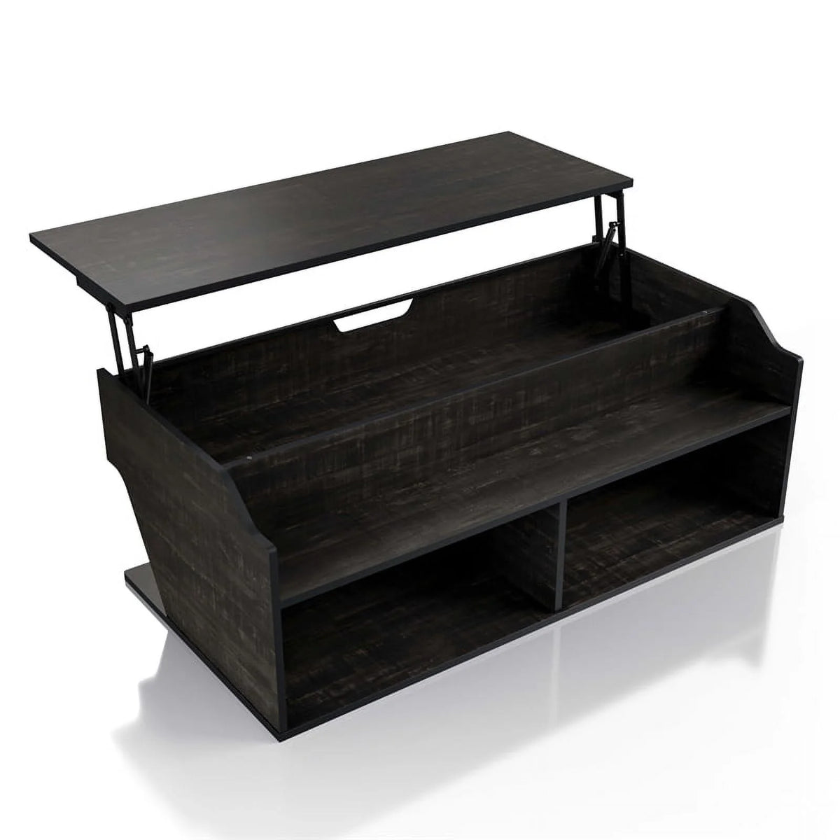 Birch Wood Lift-Top Coffee Table in Black G325279