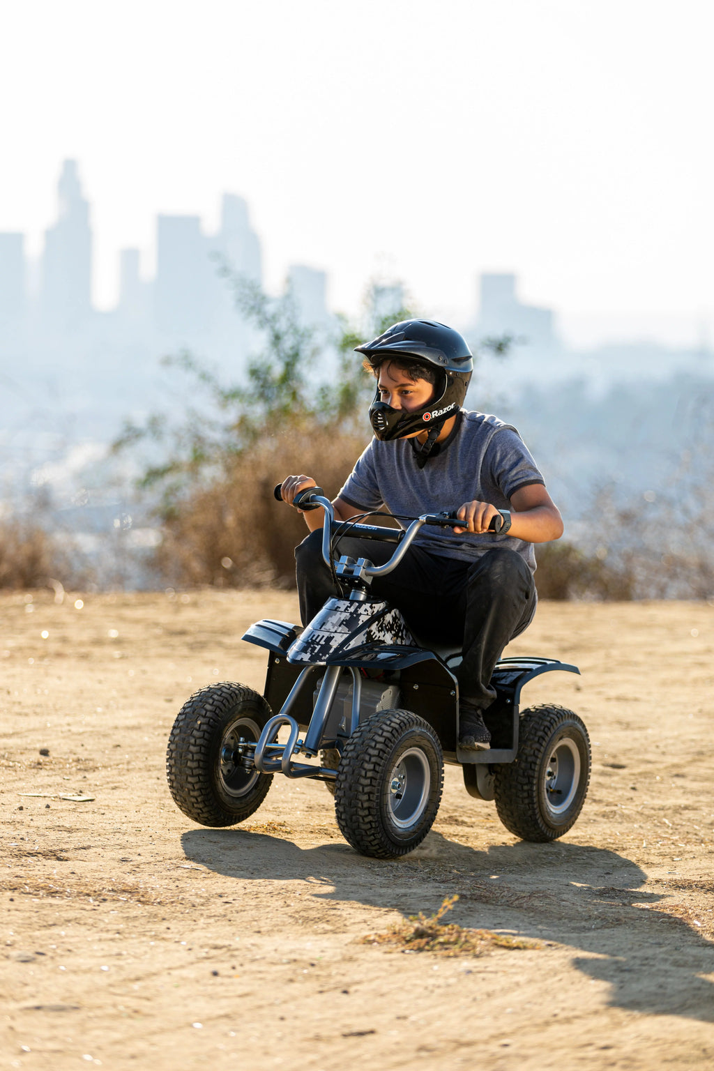 24V Powered Ride-on Electric 4-Wheeler Q5765